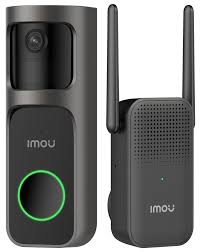 Imou DB2 S Kit Timbre Vídeo Puerta Wifi 3 MP 166 Grados Visión Nocturna 5m H.265 MicroSD 512 GB Resistente Intemperie Negro