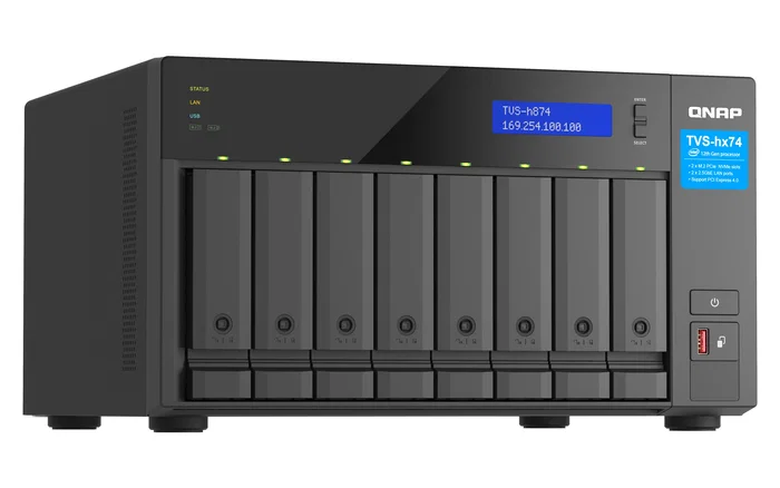 QNAP TVS-h874T Servidor NAS de 8 bahías con Intel Core i7 y 32 GB DDR4