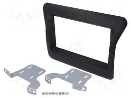 ACV Bastidor de montaje de radio 2 DIN negro para Nissan, Opel y Renault