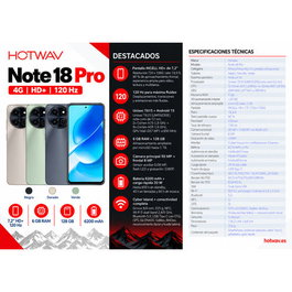 HOTWAV NOTE 18 PRO 6GB RAM 128GB ROM Mint Green