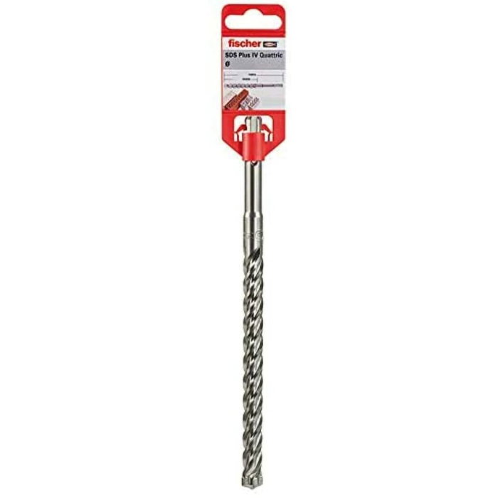 Fischer Broca SDS Plus Quattric II ø12,0 x 260 / 310 mm para hormigón armado