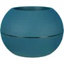 Riviera Jardinera Redonda RIV3580798152060 Granit Boule Plástico Diámetro 50 cm Azul