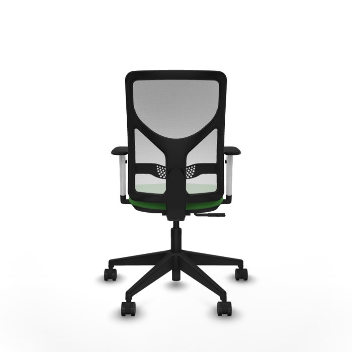 PIQUERAS Y CRESPO Silla de oficina Motilla con mecanismo Sincro, Verde y Blanco PIQUERAS Y CRESPO Silla de oficina Motilla con mecanismo Sincro, Verde y Blanco