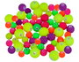 Innspiro Cuentas de Plástico Redondas Colores Flúor Surtidos 8, 10, 12mm