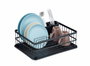 Inde Escurreplatos Metal con Bandeja Black 42,5 x 31,6 x 12,9 cm (4 Unidades)