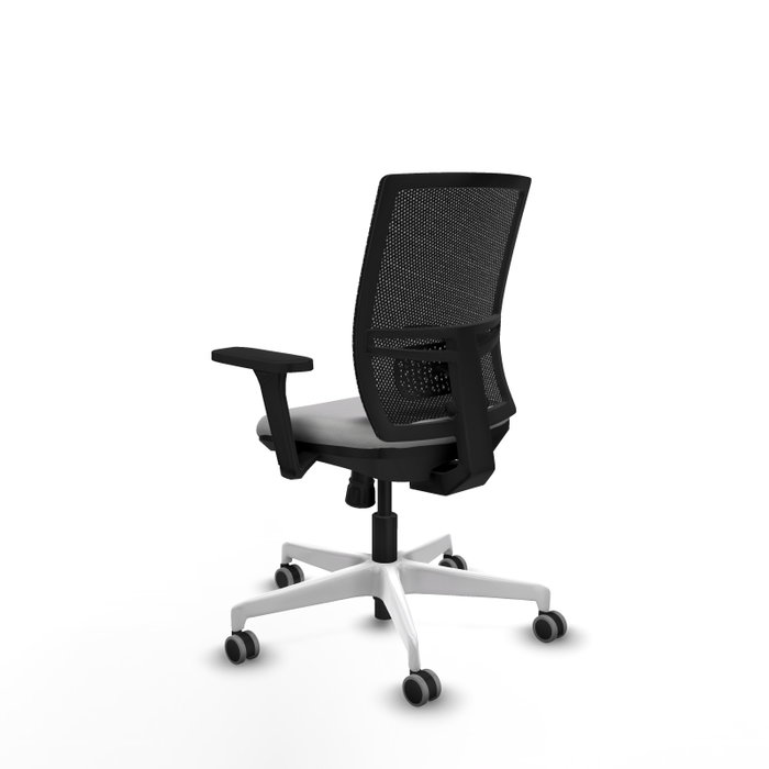 PIQUERAS Y CRESPO Silla de oficina Yunquera con mecanismo Sincro, Gris claro y Negro PIQUERAS Y CRESPO Silla de oficina Yunquera con mecanismo Sincro, Gris claro y Negro