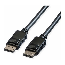 ROLINE Cable DisplayPort a DisplayPort 11045986 de 10 m, Negro