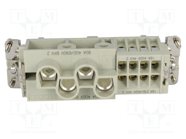 ILME CXF 4/8 Plantilla de Contacto Hembra HDC