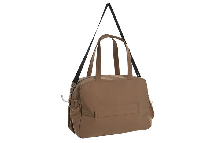 DKD Home Decor Bolso Urban Beige Verde 42 x 30 x 19 cm (3 Unidades) Nylon Poliester