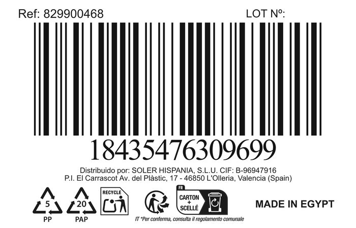 Inde Bombonera/Azucarera 12 cm "Elisabeth" (18 Unidades)