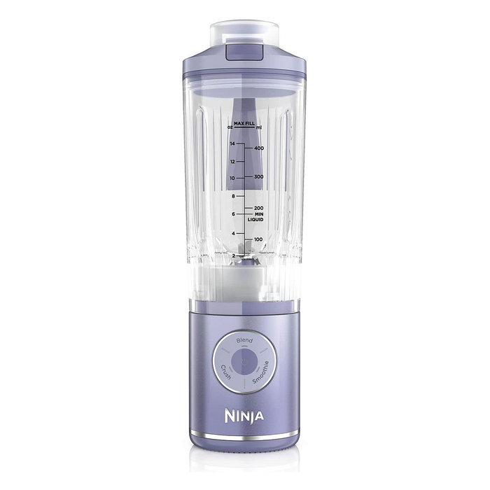 Ninja BC251 Blast Max Smoothie Maker Batidora de Vaso Portátil 570ml con Picahielos, 3 Velocidades, Color Lavanda, Modelo BC251EULD
