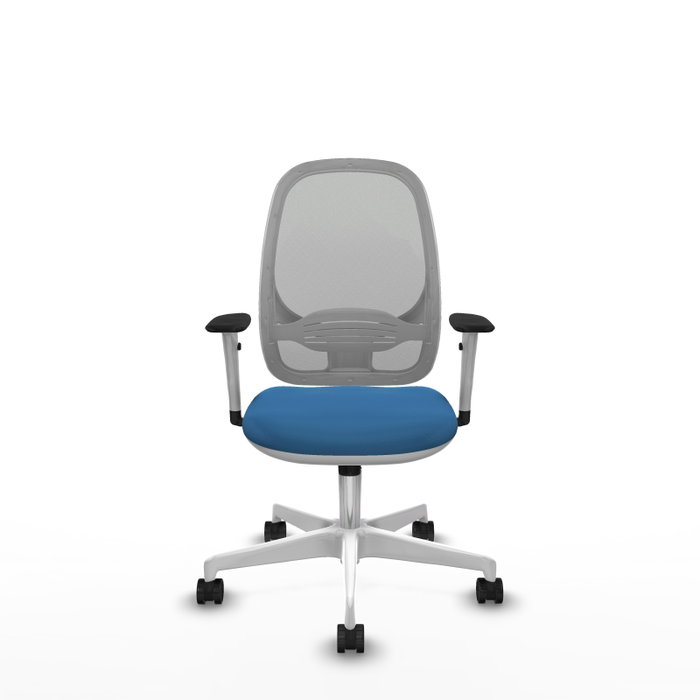 PIQUERAS Y CRESPO Silla de oficina Cilanco con mecanismo Sincro, Azul claro y Gris PIQUERAS Y CRESPO Silla de oficina Cilanco con mecanismo Sincro, Azul claro y Gris