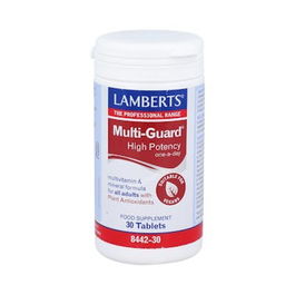 LAMBERTS Multi-Guard Vit. Y Minerales Una Al Dia 30 Comp. Vitaminas y Minerales para Adultos Vegetarianos y Veganos