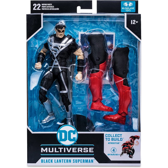 Mcfarlane Toys Figura DC Comics Multiverse Build A Superman Blackest Night 18 cm Articulable con Complementos Mcfarlane Toys Figura DC Comics Multiverse Build A Superman Blackest Night 18 cm Articulable con Complementos