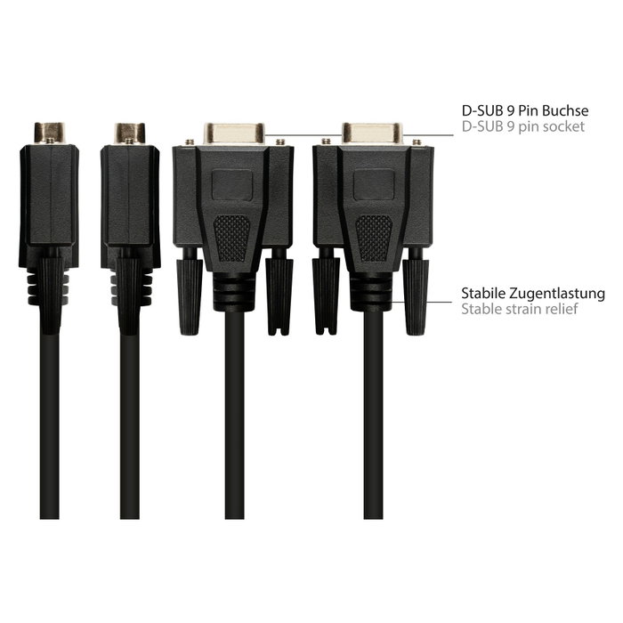 GoodConnections Adaptador de cable RJ45 a RS232 serie 4945-FF