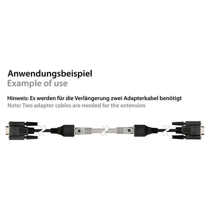 GoodConnections Adaptador de cable RJ45 a RS232 serie 4945-FF