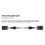 GoodConnections Adaptador de cable RJ45 a RS232 serie 4945-FF