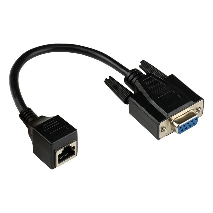 GoodConnections Adaptador de cable RJ-45 a RS232 4945-FF Negro GoodConnections Adaptador de cable RJ-45 a RS232 4945-FF Negro
