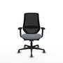 PIQUERAS Y CRESPO Silla de oficina Mardos con mecanismo Sincro/Traslack, Gris/Negro