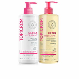Topicrem UH Leche Ultra Hidratante 500 ml + Aceite de Ducha 500 ml Pack 2 pz