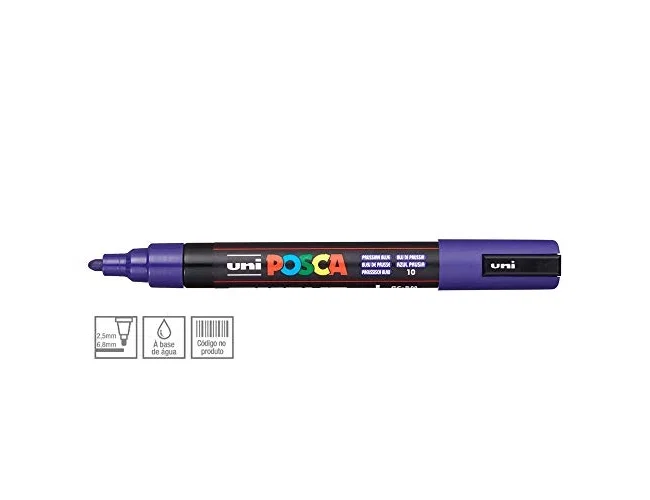 Posca Marcador PC-5M Punta de Bala 1,8-2,5 mm Azul prusia
