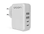 Groovy Cargador de Pared 2 USB + 2 USB-C 4.8A, Carga Rápida para Múltiples Dispositivos, Color Blanco Groovy Cargador de Pared 2 USB + 2 USB-C 4.8A, Carga Rápida para Múltiples Dispositivos, Color Blanco