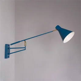 Aplique Pared Metal Colorido Diseño Moderno P'yong-dong SKD-W1016 - Aplique de Pared para Interiores con Portalámparas E27 para LED