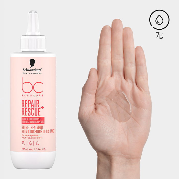 Schwarzkopf Bonacure Repair Rescue+ Shine Treatment 200 ml - Tratamiento Iluminador Reparador