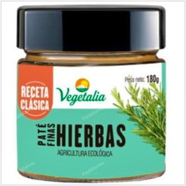 VEGETALIA Paté Finas Hierbas 180Gr. Bio
