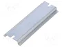 FIBOX Carril DIN de acero zinc TS35 MNX 100mm