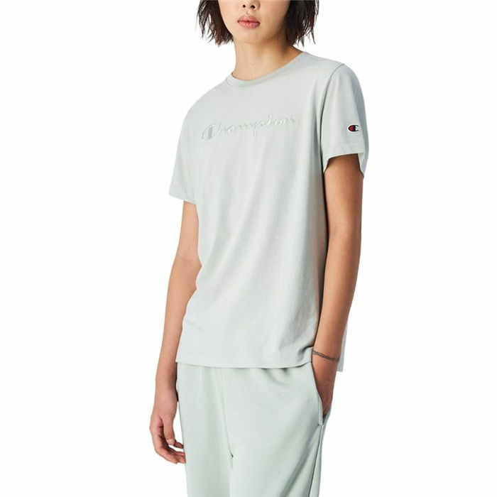 Camiseta de Manga Corta Mujer Champion Champion SS Azul Verde