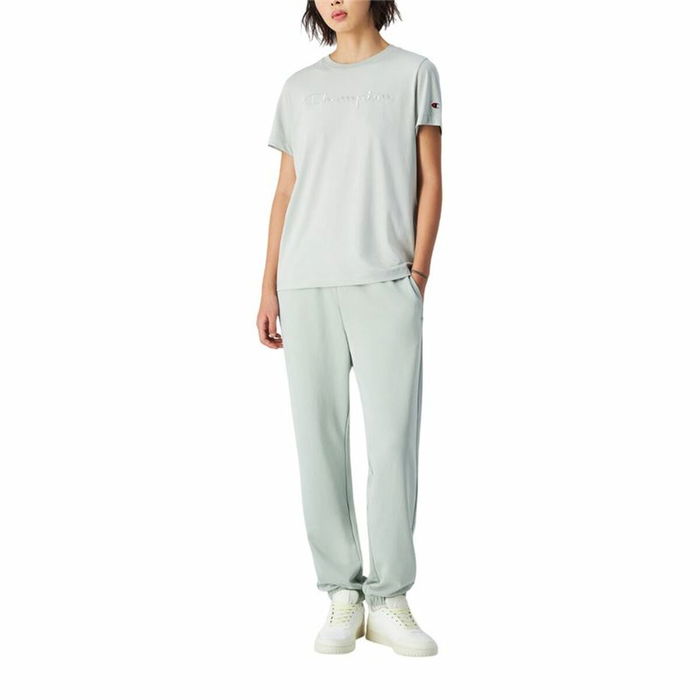 Camiseta de Manga Corta Mujer Champion Champion SS Azul Verde