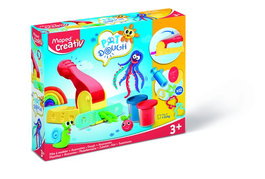 MAPED Creative Pat Dough Plastilina 4 Botes 56gr + 12 Accesorios