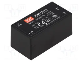 MEAN WELL IRM-15-15 Convertidor AC/DC 15W 15VDC