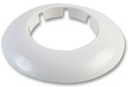 B-Tech BT7055 Anillo de acabado para postes de 50 mm, Blanco