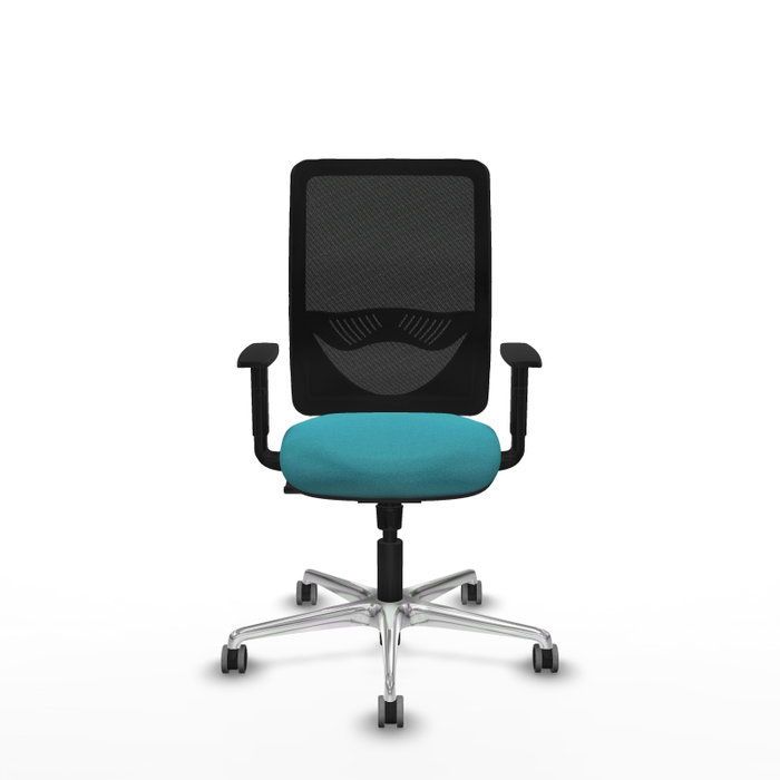 PIQUERAS Y CRESPO Silla de oficina Zulema con mecanismo Sincro, Turquesa y Negro PIQUERAS Y CRESPO Silla de oficina Zulema con mecanismo Sincro, Turquesa y Negro