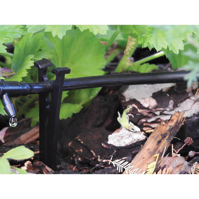 Blue Bird Soporte Micro Riego 4 mm, 10 Uds, Negro, Polipropileno, Anti UV