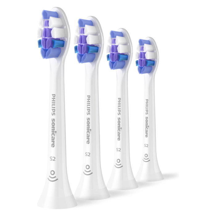 Philips Sonicare S2 Sensitive HX6054/87 Blanco Pack de 4 Philips Sonicare S2 Sensitive HX6054/87 Blanco Pack de 4
