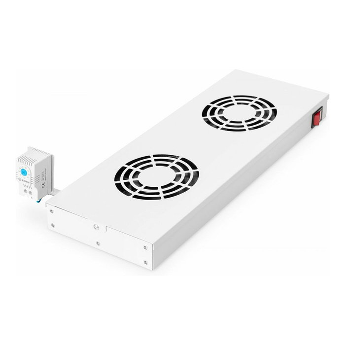 EQUIP EZF-2-G Módulo Ventilador 19" para Armarios de Servidor, 2 Ventiladores, RAL7035 Gris Claro EQUIP EZF-2-G Módulo Ventilador 19" para Armarios de Servidor, 2 Ventiladores, RAL7035 Gris Claro