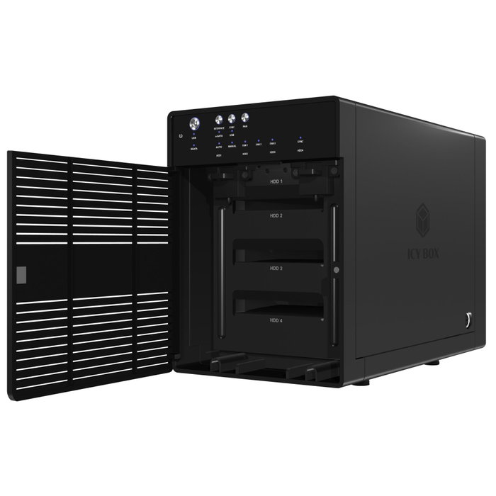 ICY BOX IB-3640SU3 Unidad de disco duro 4x SATA 3.5 pulg. a 1x USB 3.0 + 1x eSATA