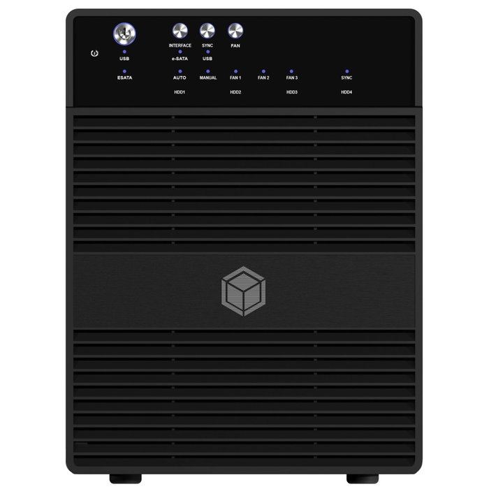 ICY BOX IB-3640SU3 Unidad de disco duro 4x SATA 3.5 pulg. a 1x USB 3.0 + 1x eSATA