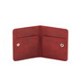 Zoozie Bags Cartera para Hombre Red en Piel Auténtica de Lujo Elegante