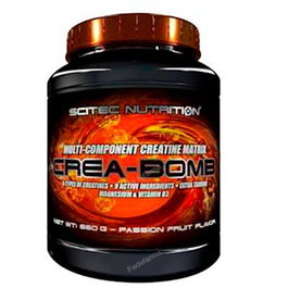 SCITEC NUTRITION Crea-Bomb 660G Fruta Pasion Suplemento de Creatina