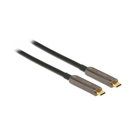 DeLOCK Cable de vídeo USB-C™ óptico activo 4K 60 Hz 20 m