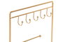 DKD Home Decor Joyero Metal Dorado 7.5 x 32.5 x 21 cm (2 Unidades)