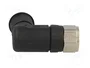 HARTING Conector M8 hembra de 4 pines angular 90°
