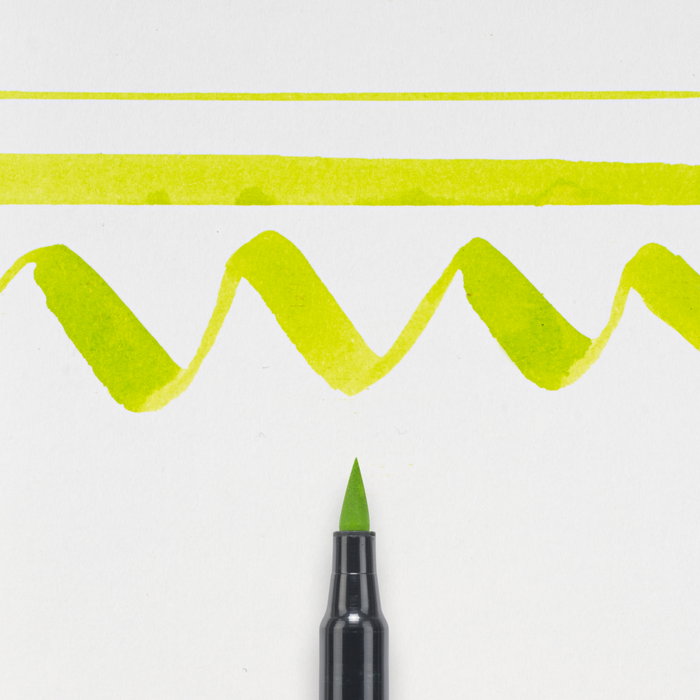 Sakura Koi Coloring Brush Pen Amarillo-verde suave