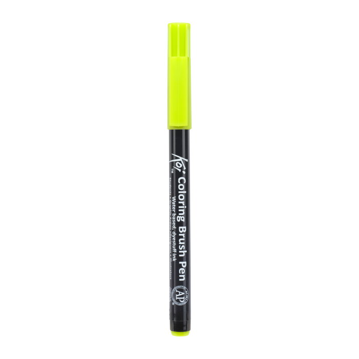 Sakura Koi Coloring Brush Pen Amarillo-verde suave