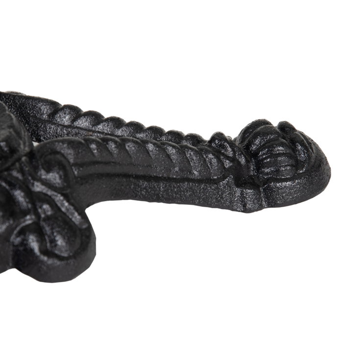 Mesa Auxiliar Blanco-Negro Metal-Mármol 60 X 60 X 71 cm