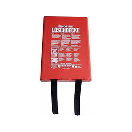 NOFIRE Löschdecke Brandschutzdecke NO 120x120 cm, in der Wandbox